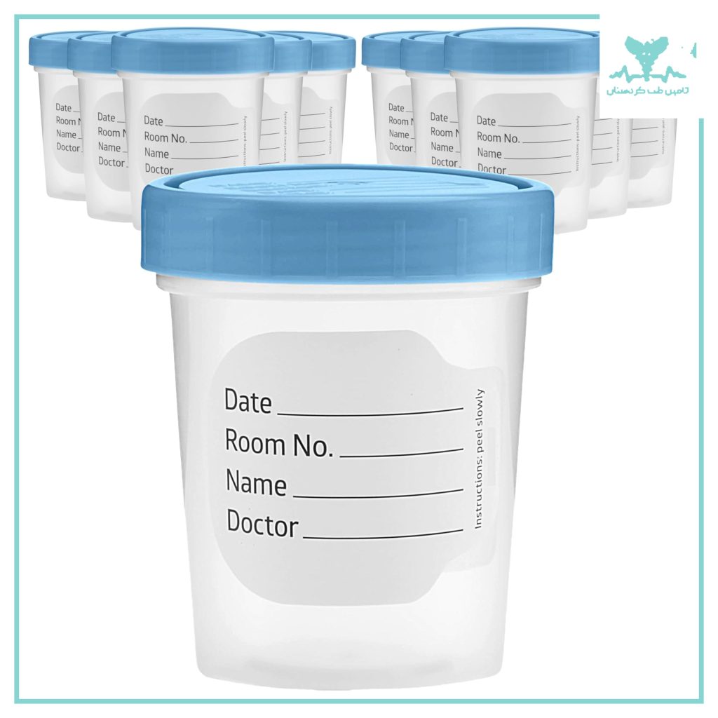 ظرف نمونه گیری آزمایشگاهی 30 ml (مدفوع) - با قاشقک