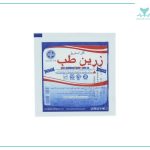 گاز اسبیل نخ ۳۰ زرین طب — تصویر رسمی بسته‌بندی زرین طب